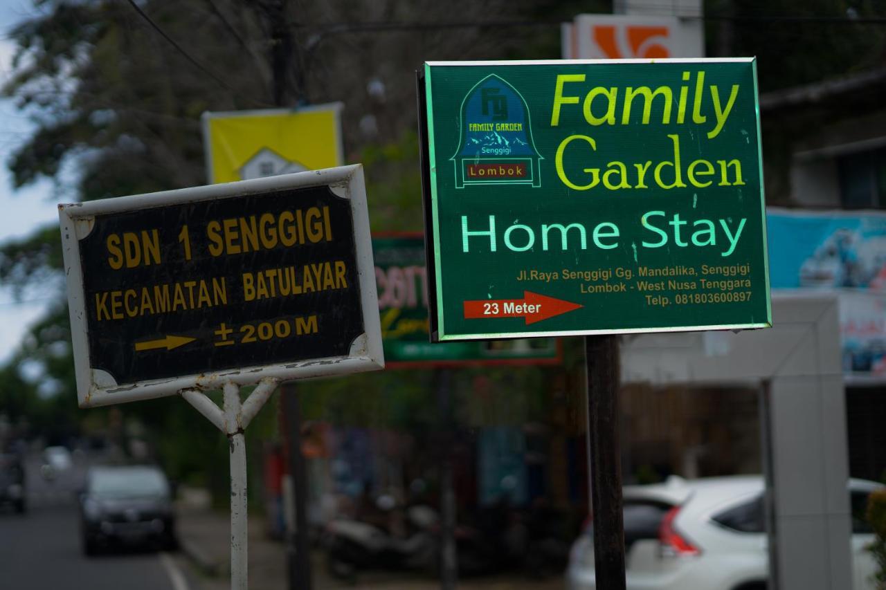 Family Garden Homestay Senggigi Exterior foto